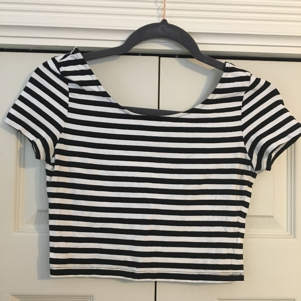 Stripped crop top
